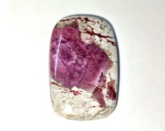 Cobalt Calcite Stone Cabochon loose gemstone For Making Jewelry 29X18X5 MM 28 Ct