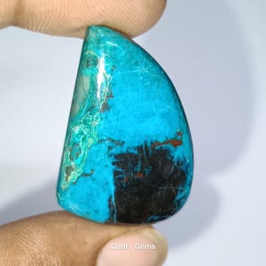 Amazing Quality 100% Natural Shattuckite Gemstone Fancy Shape Shattuckite Cabochon Loose Gemstone For Making Jewelry 32X22X7 MM 48 Cts