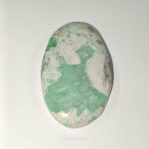 100% Natural Variscite Gemstone Oval  Shape Wonderful Top Quality Variscite Cabochons Loose gemstone  for making jeweller 34X17X6  MM 47 Cts