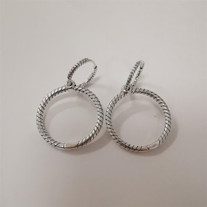 Pandora Jewelry Women&#39;s Silver Earrings