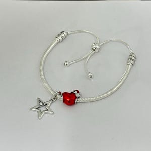 pandora christmas heart and star bracelet gift set