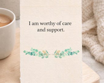 New Mom Affirmation Cards | Postpartum Self-Care (Digital Download)