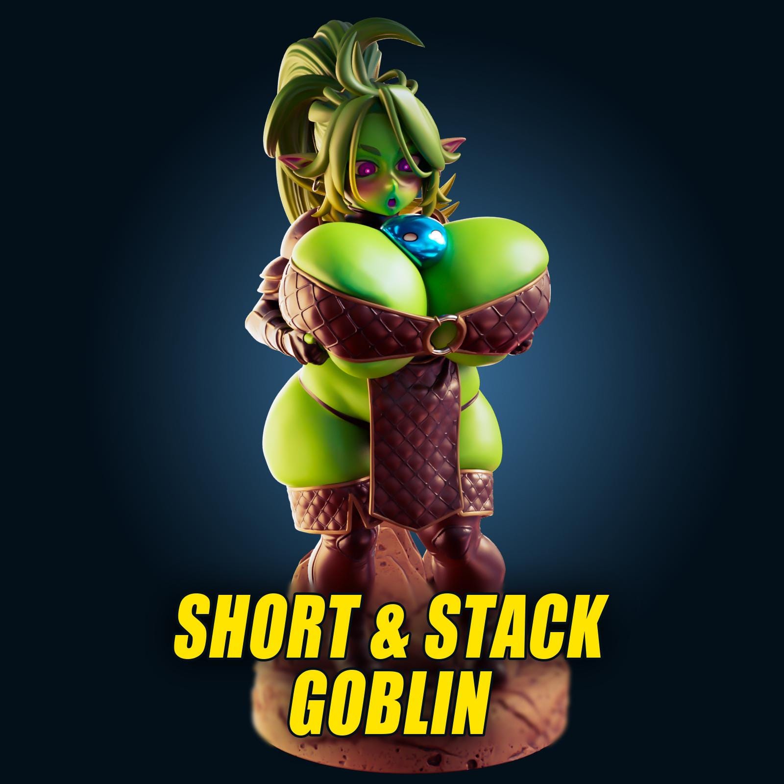 Goblin shortstack 160mm 3d printed adult figure