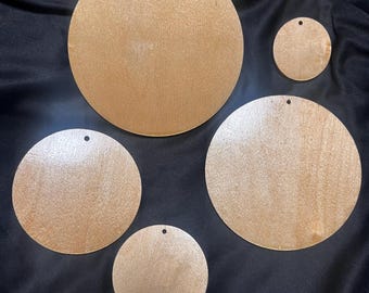 Sail, Stained sealed Chime-Sail, Flat round wind catchers, 6 sizes to choose from