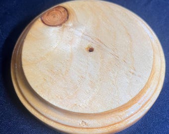 Striker, Stained and sealed disk shaped wind chime striker, 2 sizes