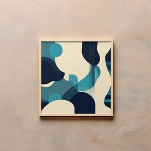 Abstract Minimalist Wall Art Print: Modern Home Decor (Digital Download)