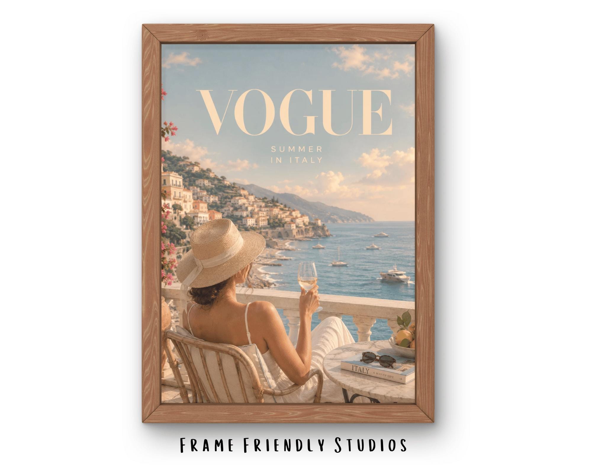 Vintage Vogue Framed - Etsy