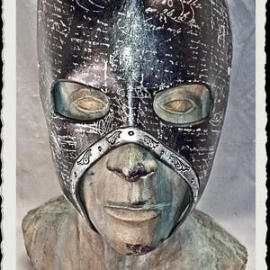 Masque en cuir - Whispers - Noir -