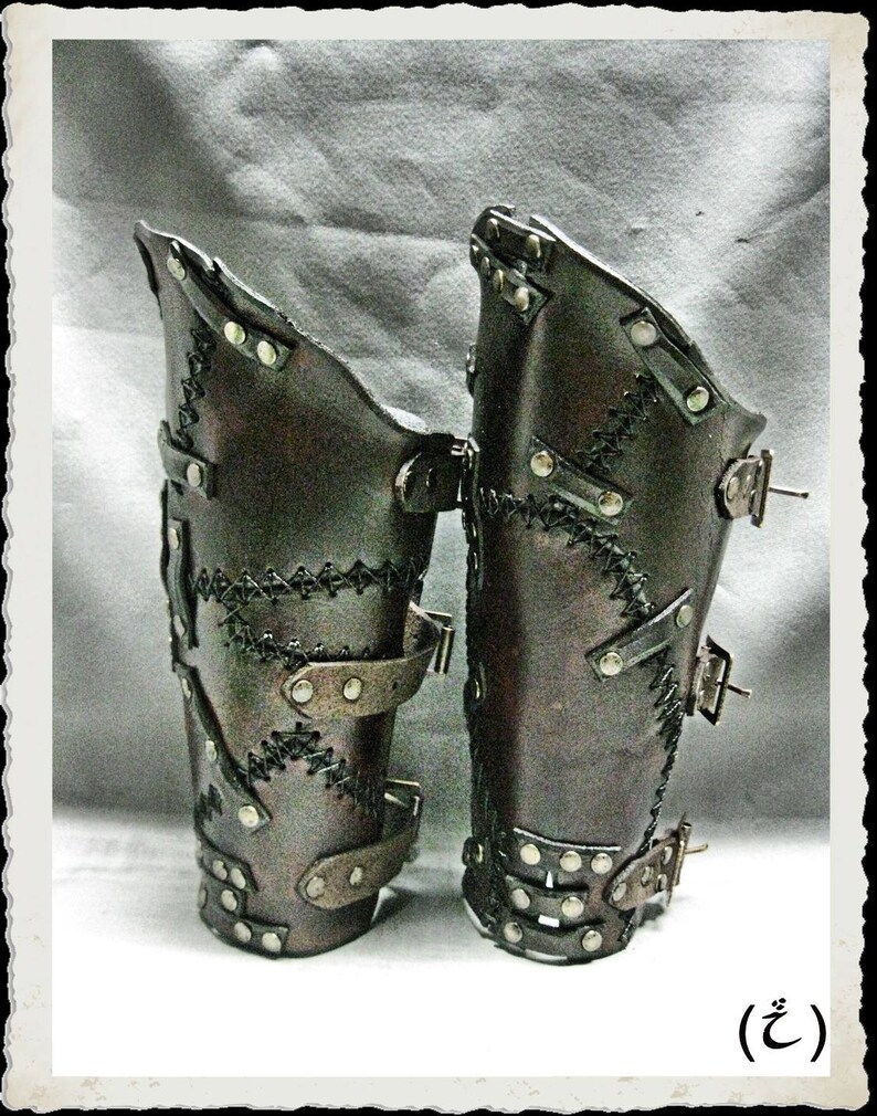 Leather bracers Wild image 6