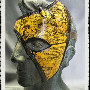 Demi-masque en cuir - Mundus -