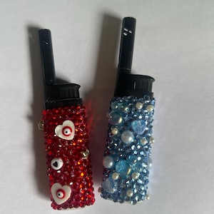 Bedazzled Lighter with Charms