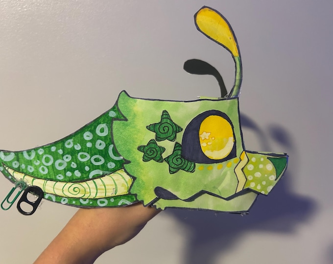 Alien Paper Dragon Puppet - Etsy