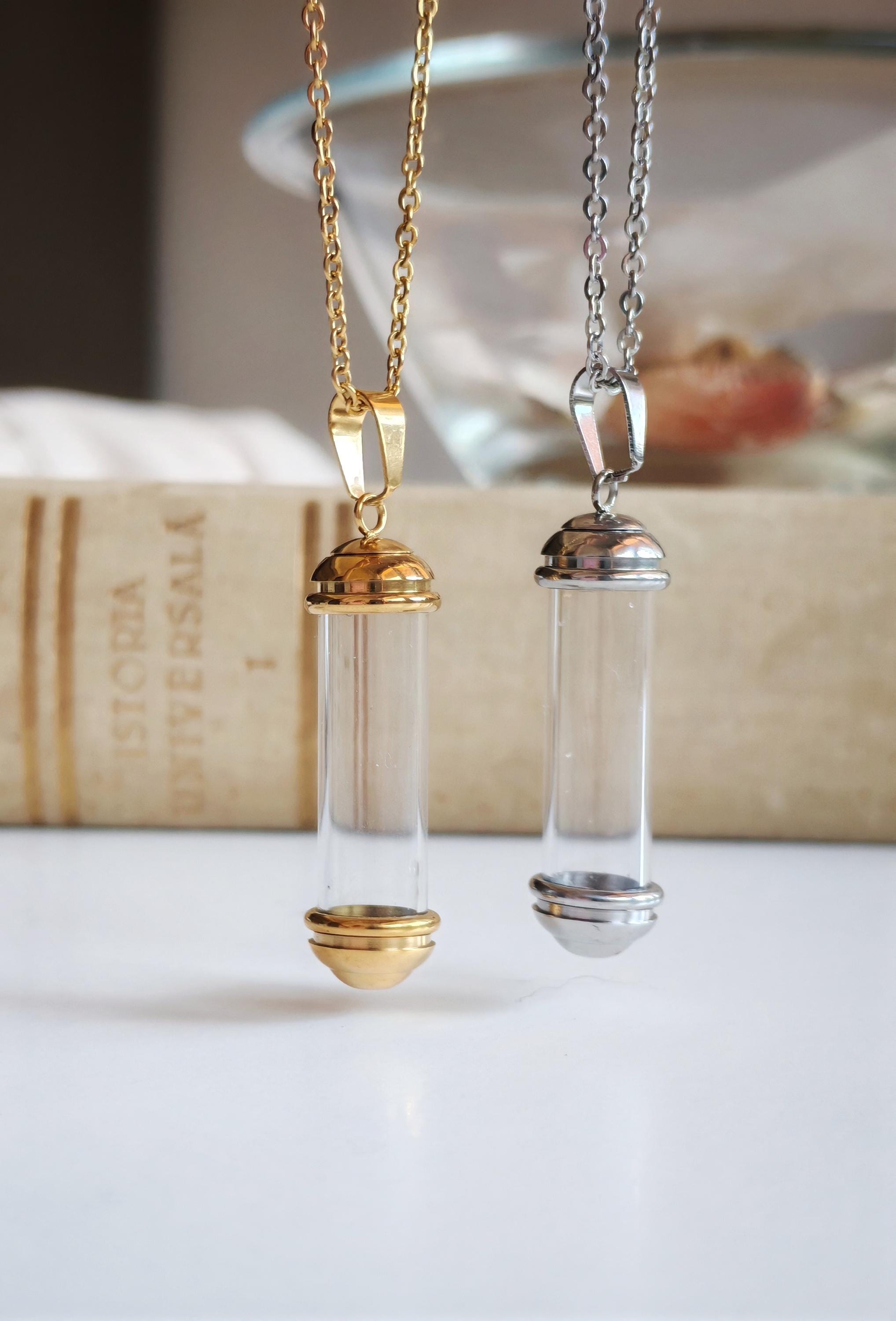 Flask urn necklace - Etsy 日本