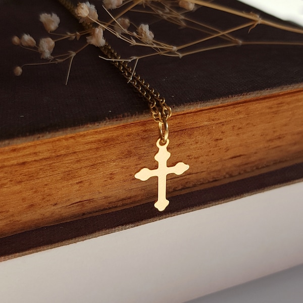 No Tarnish Catholic Necklace Etsy