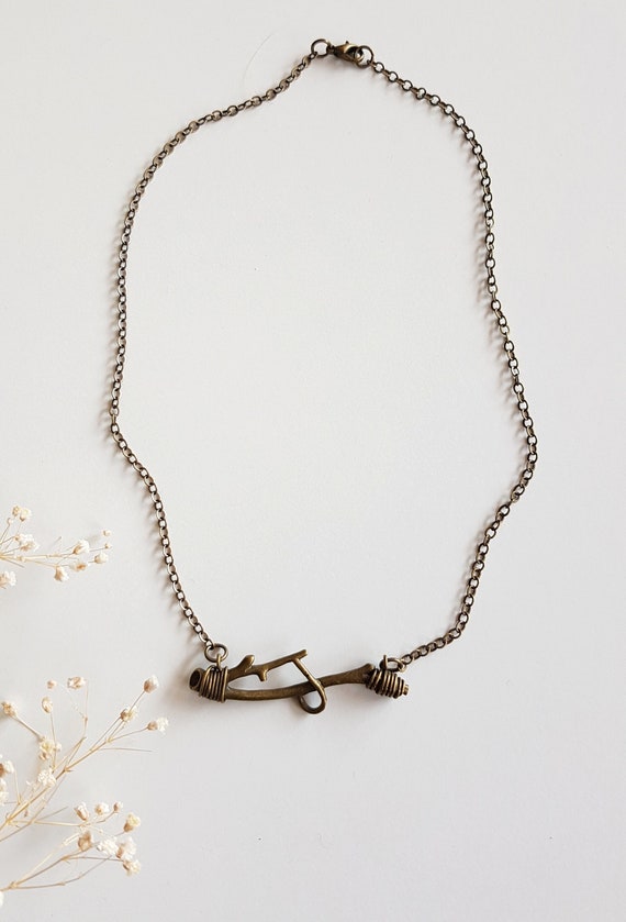 Bronze Branch Necklace, Rustic Twig Choker, Woodland Metal Tree Pendant,  Forest Lover Gift, Magic Nature Jewelry, Enchanted Forest Pendant - Etsy