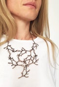 Statement Twig Necklace, Branch Bib Collar, Nature Lover Gift, Woodland Forest Jewelry, Metal Tree Accessory, Copper Cascading Boho Necklace product logo