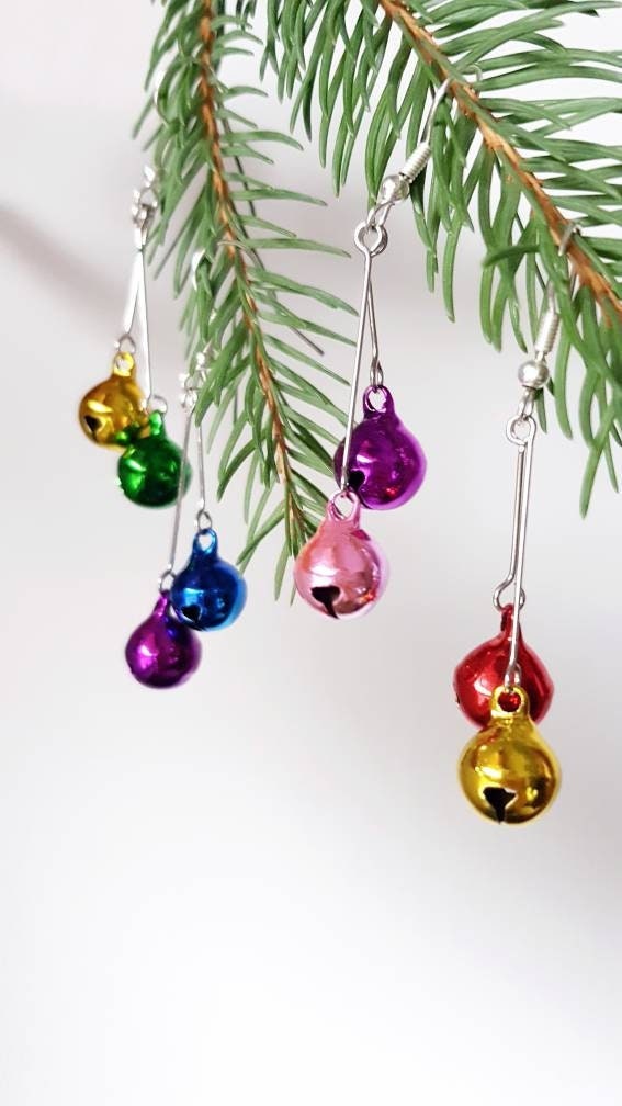 LINSUNG Jingle Bell multicolore Campanellino per decorazioni natalizie 100 pezzi Ogni confezione da 10 mm Piccola campana Mini campana Color-10MM 