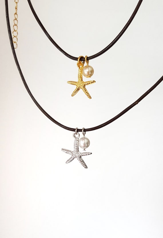 Wholesale Cheap Pearl Necklaces Starfish Pendant Dog Pearl