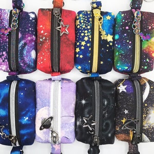 Galaxy Itty Bitty Boxy Bag Keychain - Coin Purse, Dice Bag