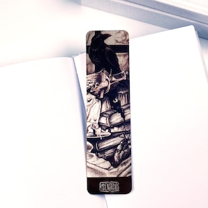 Quoth der Rabe | Metall Lesezeichen