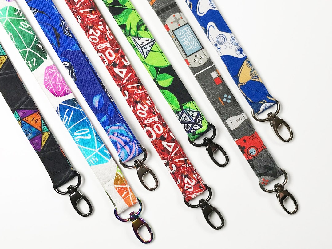 Gaming Lanyard W/swivel Hook Etsy