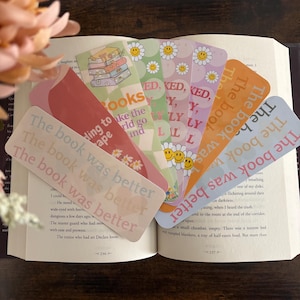 Fun Bookmarks | Book accessories | Gifts for book lovers | Colorful bookmarks