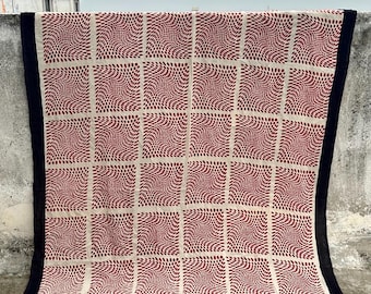 Hand Block Printed Cotton Sarong, Bohemian Beach Scarf