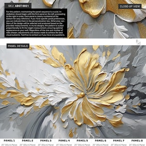 Gold Floral 3D Wall Mural – Textured Elegant Flower Wallpaper for Modern Interiors