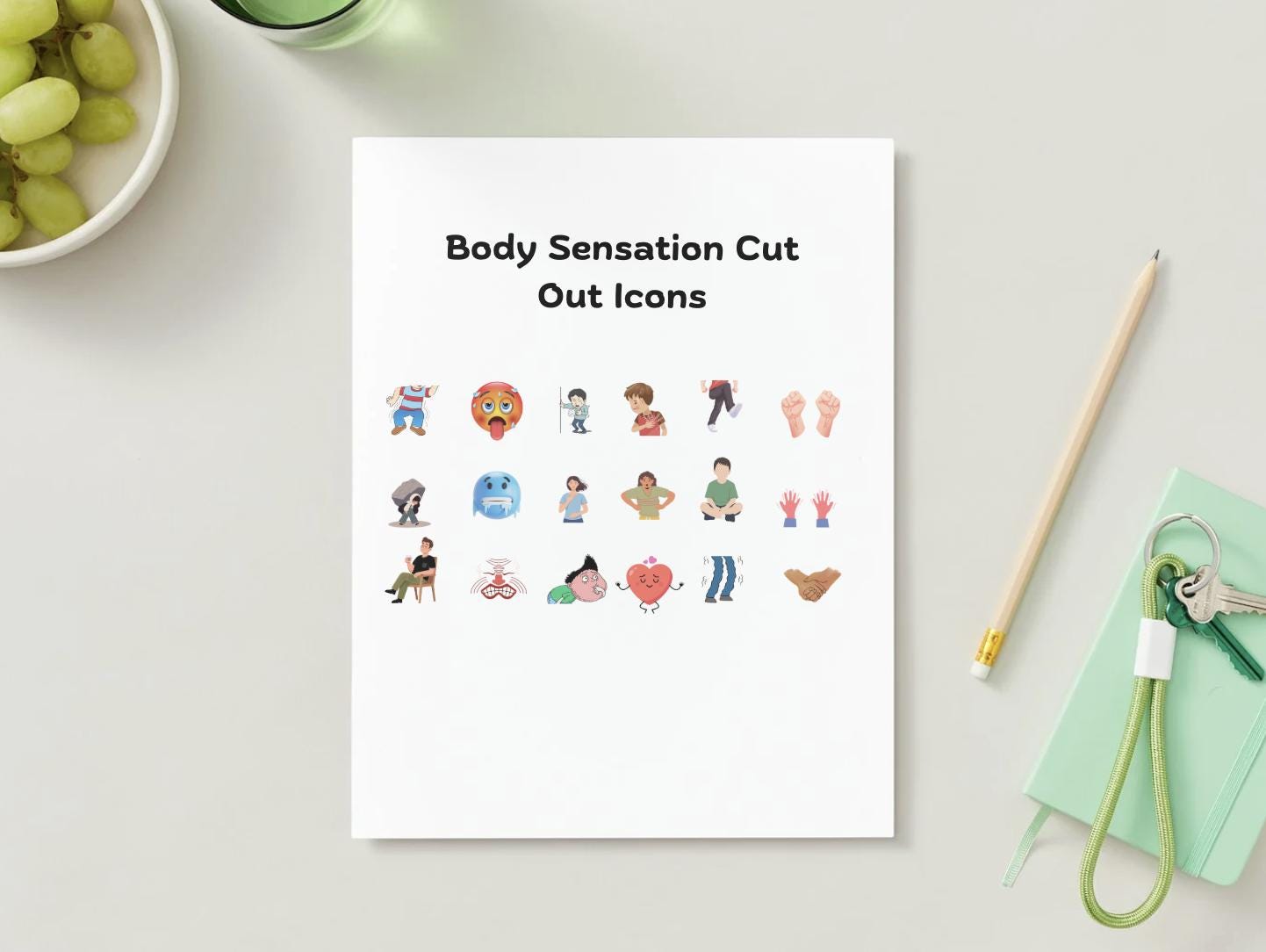 Body Sensations Worksheet | Feelings Body Map Activity | Emotional ...