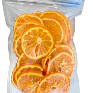 IDE Getrocknete Orangenscheiben, Natürliche getrocknete Orangenscheiben, Basteln Kuchendekoration Cocktail Garnitur Tischdekoration Potpourri Kerze Basteln (100g)
