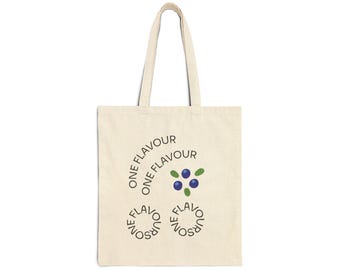 One Flavour Olive Cluster Tote Bag | Canvas Grocery Beach Bag