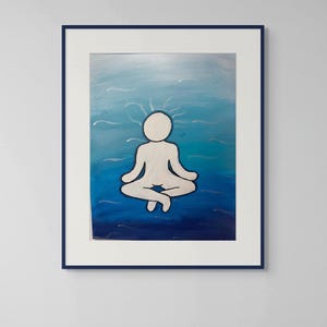 The Stillness- Original Abstract Symbolic Painting