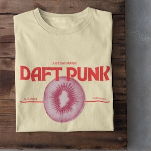 Daft Punk retro vintage t shirt, Vintage band tee, Retro band tee, 90&#39;s band tee,