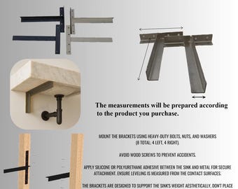 Wall Mounting Brackets , Wall Hanging Brackets , Marble Sink Mounting Brackets , Wall Mounted Brackets For Marble Sink