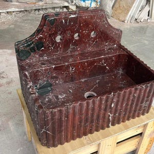 Rosso Levanto Marble Sink