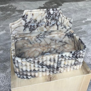 Marble Sink with Backsplash