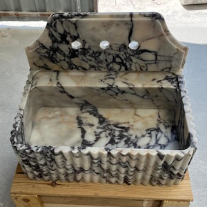 Calacatta Viola Marble Sink