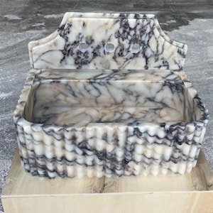 Marble Sink with Backsplash