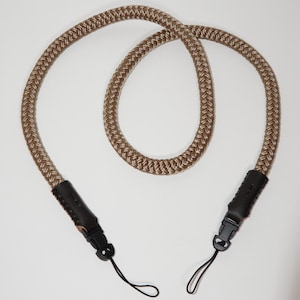 MODAN REGULAR – Handmade Rope Camera Strap | 10mm Braided Rope and Leather Trim