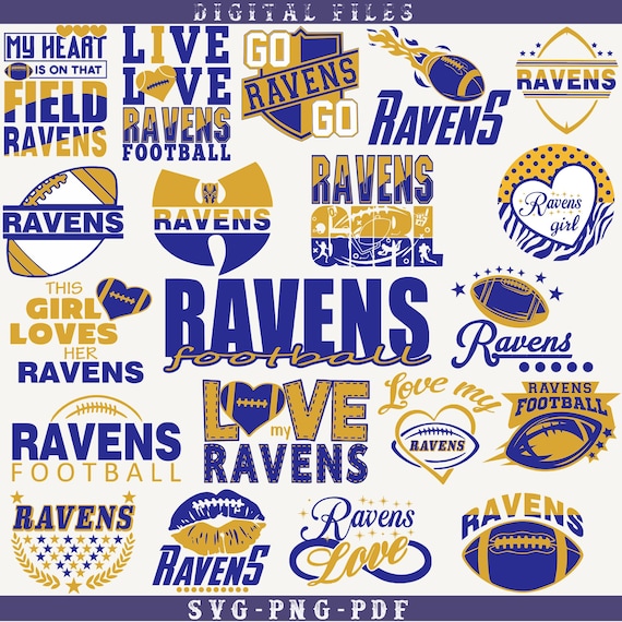20 File,Ravens svg,Ravens png,Ravens bundle,Ravens Football,Love Ravens,Football Team,Tshirt, Clip Art, Cricut,Layered File,Instant Download