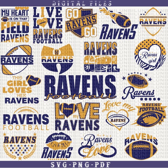 20 File,Ravens svg,Ravens png,Ravens bundle,Ravens Football,Love Ravens,Football Team,Tshirt, Clip Art, Cricut,Layered File,Instant Download