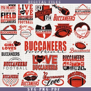 20 File,Buccaneers svg,Buccaneers png,Buccaneers bundle,Buccaneers football,Love Buccaneers,Clip Art, Cricut,Layered File,Instant Download