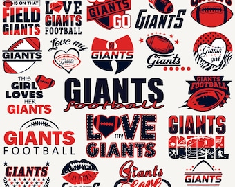 20 File,Giants svg,Giants png,Giants bundle,Giants football,Love Giants,Tshirt, Clip Art, Cricut,Layered File,Instant Download,Football team