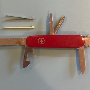 Victorinox Tinker Swiss Army Folding Pocket Knife 91MM Red,  free ship