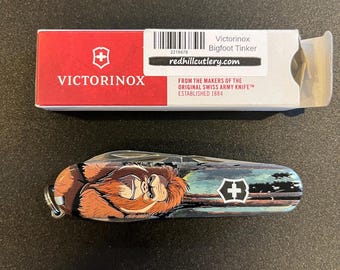 Big Foot Victorinox Tinker, New in box, with matching Lanyard and compass