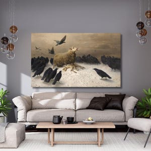 August Friedrich Albrecht Schenck-Anguish Canvas,Canvas print,reproduction Canvas,animal Painting,Modern Art,home decor,classic art,modern1A