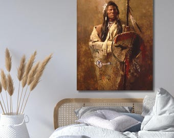 Indianer Poster, Ethnische Wandbilder, Wandbilder, Schlafzimmer Dekoration, Indianer Poster, Geschenk 689A