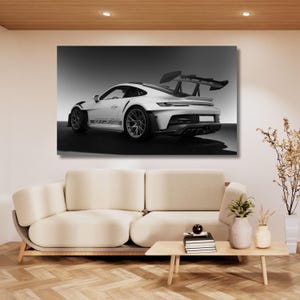 Porsche 911 GT3 RS3 canvas wall art,Porsche poster print,porsche wall art,sport car print,home decor,car poster,canvas print,ready to hang 8