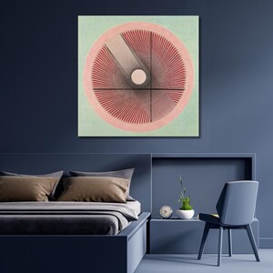 Hilma af Klint canvas art,Hilma af Klint poster,Hilma Af Klint Art,Hilma Af Klint Print,modern art,abstract,home decor,ready to hang 510A