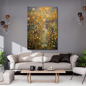 Gustav Klimt Canvas art,Gustav Klimt Exhibition print Poster,Painting,Flower Garden,Flower Market,Klimt Museum Poster,Klimt Artwork,gift 658
